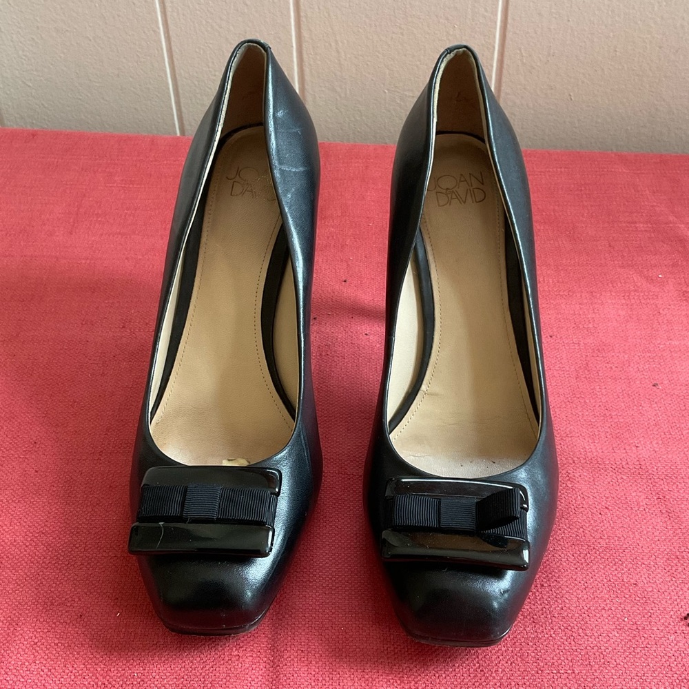 GOOD - JOAN & DAVID BLACK PLATFORM HEEL 8.5
